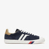 Court Ace in suede blu indaco