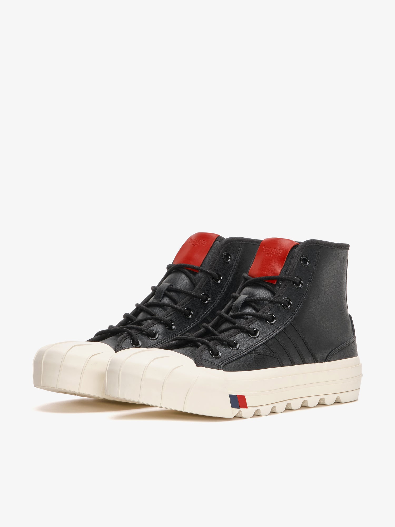 Intrepid High in black leather