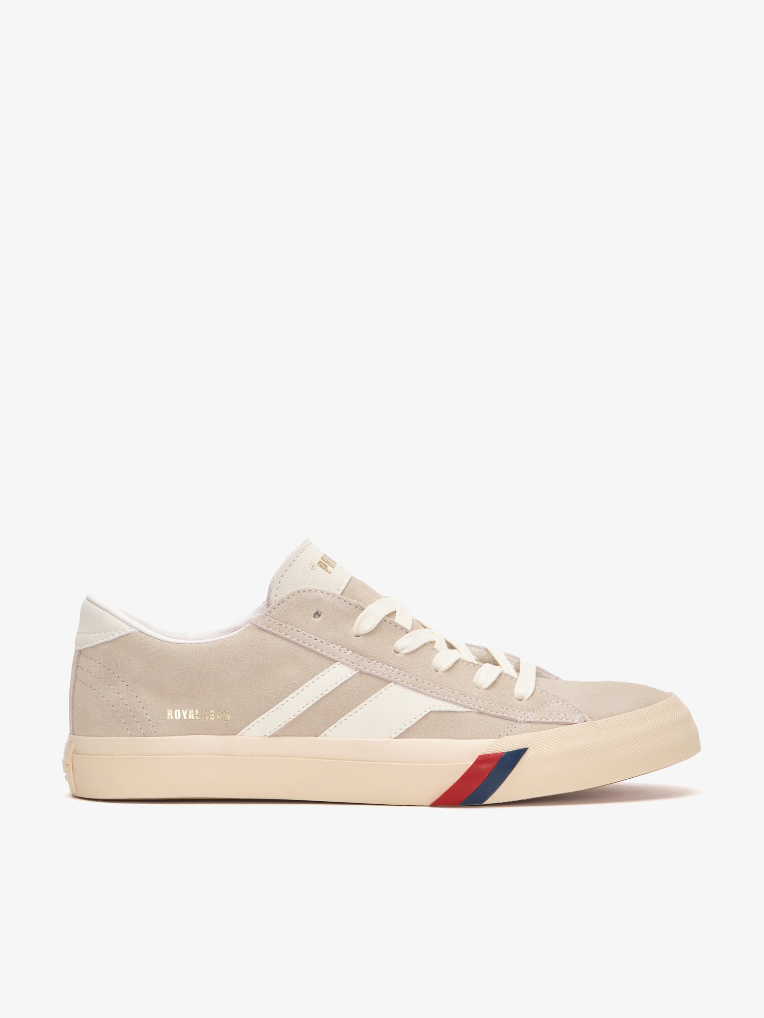Royal Classic in Suede Crema e Sabbia