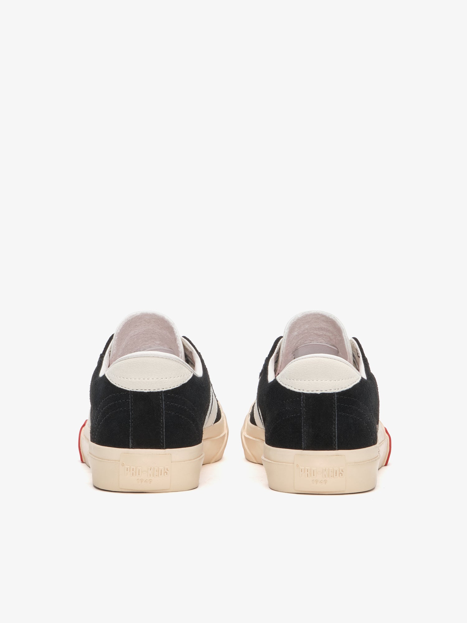 Royal Classic in Black and White Suede