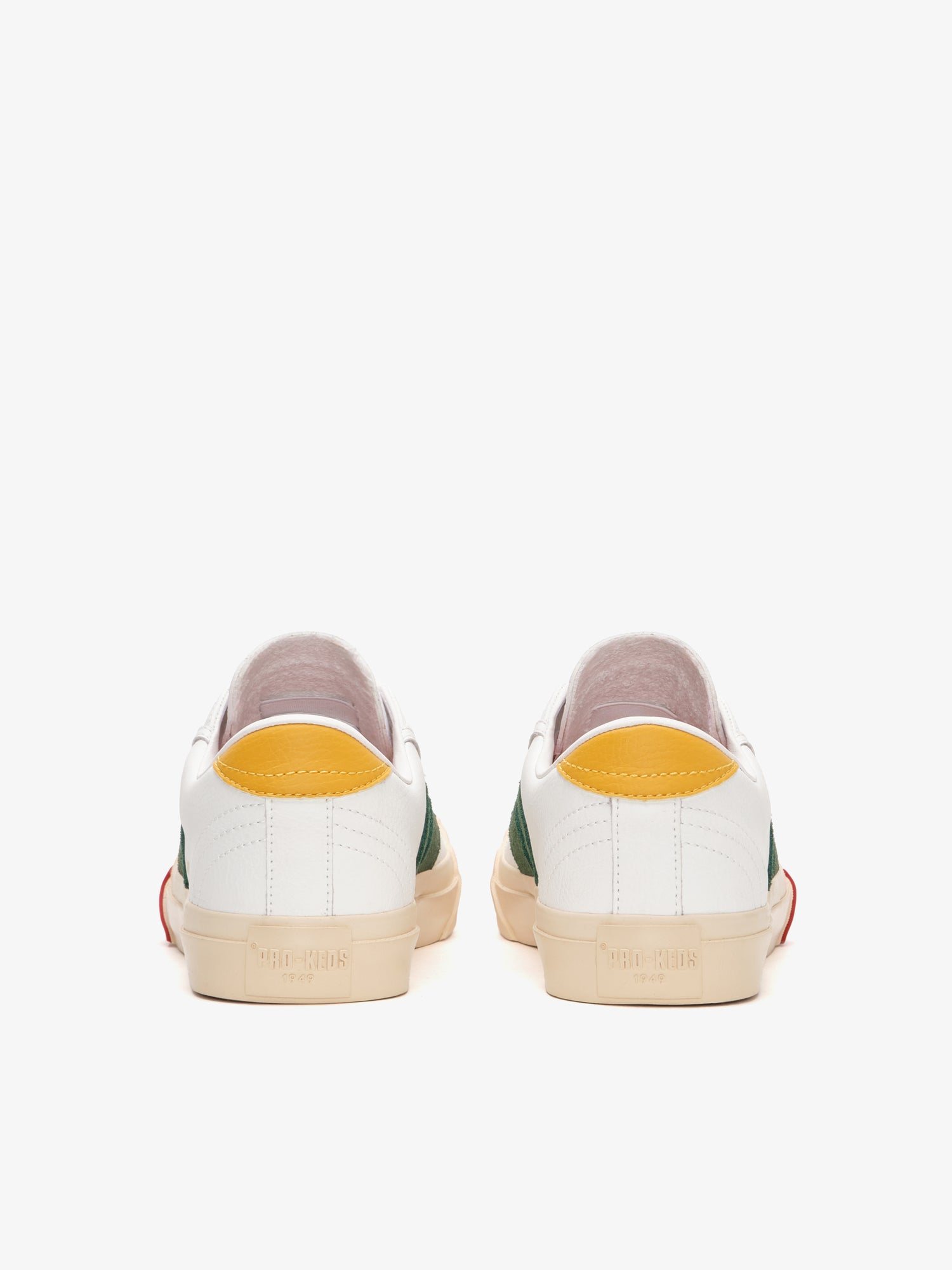 Royal Classic in White and Green Leather